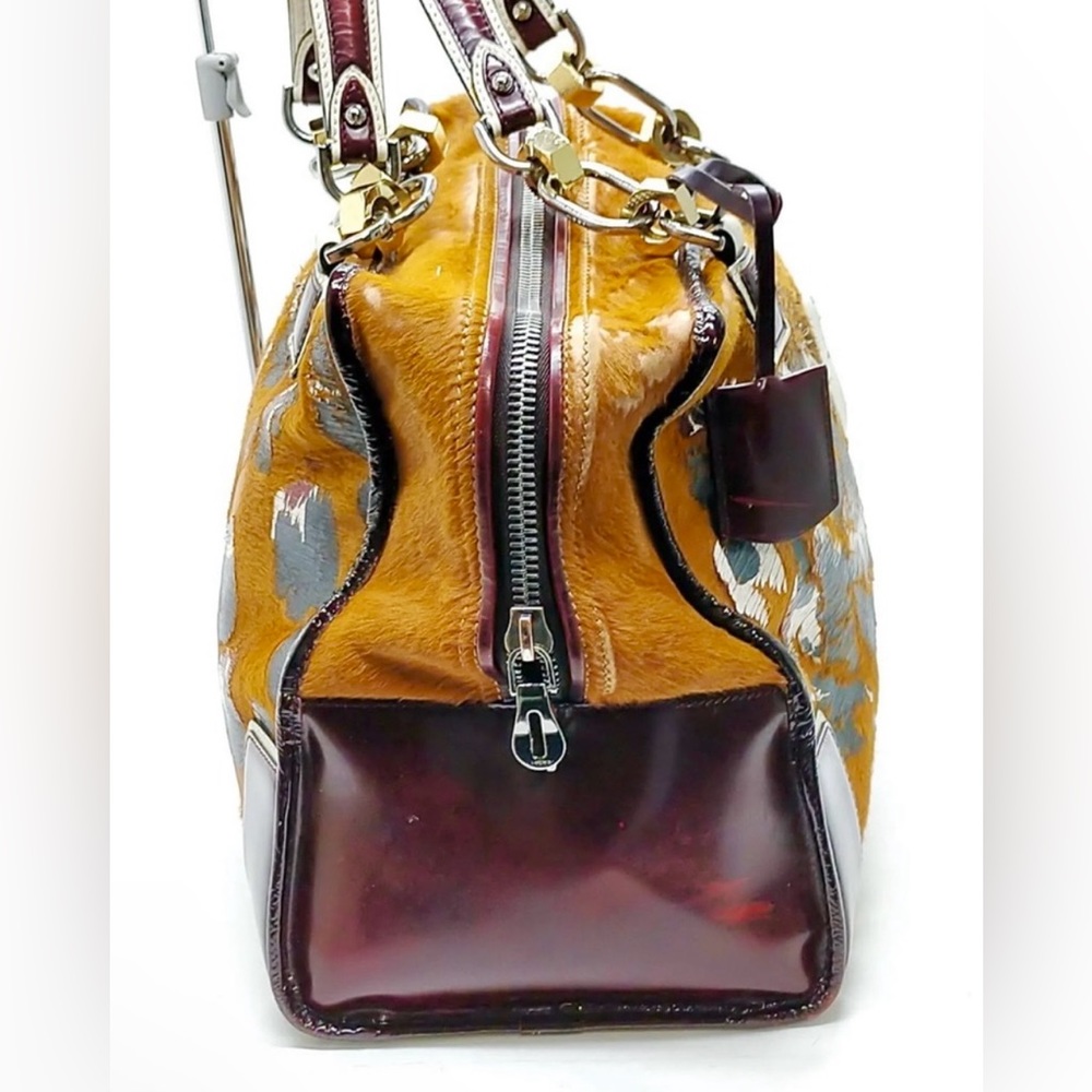 LOEWE AMAZONA PONY-STYLE CALFSKIN HANDBAG. 15” x 10” SOLD OUT RETAIL $3200 - Picture 7 of 17